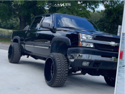 2003 Chevrolet Silverado 2500 HD - 24x14 -81mm - ARKON OFF-ROAD Caesar - Suspension Lift 6.5" - 35" x 12.5"