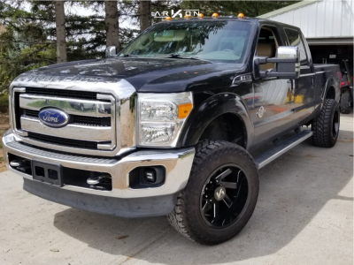 2013 Ford F-350 Super Duty - 20x12 -51mm - ARKON OFF-ROAD Lincoln - Leveling Kit - 35" x 12.5"