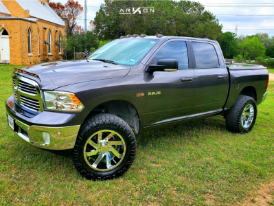 2019 Ram 1500 Classic - 20x10 -25mm - ARKON OFF-ROAD Lincoln - Suspension Lift 4" - 35" x 12.5"