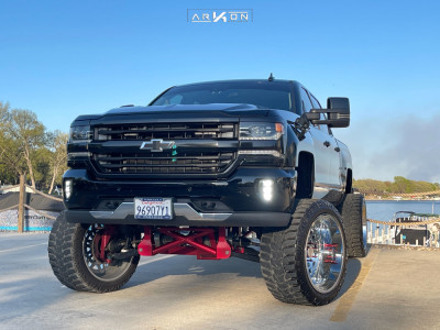 1 2016 1500 Chevrolet Cognito Suspension Lift 12in Arkon Off Road Crown Series Triumph Polished