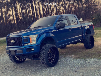 1 2018 F 150 Ford Full Throttle Suspension Lift 8in Arkon Off Road Caesar Black