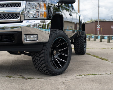 1 2012 Silverado 1500 Chevrolet Bds Suspension Lift 6in Arkon Off Road Roosevelt Machined Black