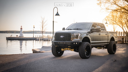 1 2015 F 150 Ford Rough Country Suspension Lift 65in Arkon Off Road Lincoln Black