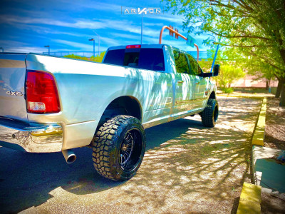 1 2018 2500 Ram Stock Air Suspension Arkon Off Road Alexander Machined Black