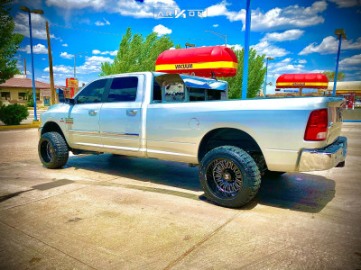 1 2018 2500 Ram Stock Air Suspension Arkon Off Road Alexander Machined Black