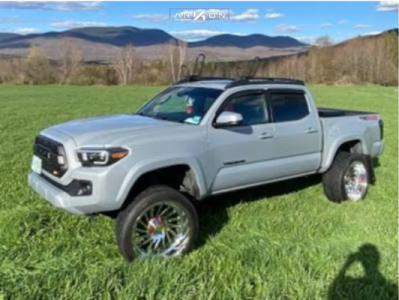 2019 Toyota Tacoma - 22x12 -44mm - ARKON OFF-ROAD Caesar - Suspension Lift 4" - 305/40R22