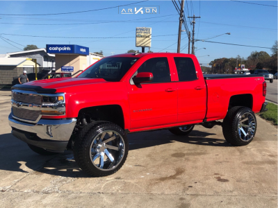 2019 Chevrolet Silverado 1500 LD - 24x14 -81mm - ARKON OFF-ROAD Lincoln - Suspension Lift 6.5" - 35" x 13.5"