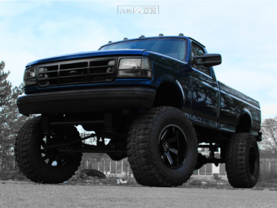 1995 Ford F-250 - 20x12 -51mm - ARKON OFF-ROAD Lincoln - Suspension Lift 12" - 40" x 15.5"