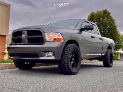 2012 Ram 1500 - 20x10 -25mm - ARKON OFF-ROAD Mandela - Leveling Kit - 35" x 12.5"