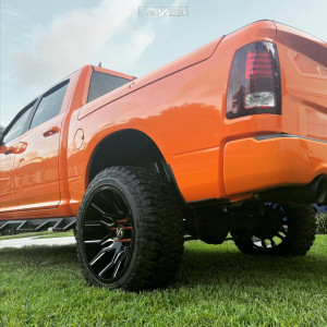 1 2015 1500 Ram Maxtrac Suspension Lift 7in Arkon Off Road Roosevelt Machined Black