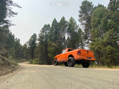 1 2015 1500 Ram Maxtrac Suspension Lift 7in Arkon Off Road Roosevelt Machined Black