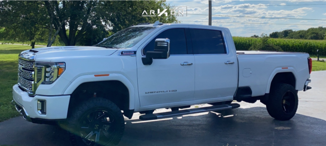 2020 GMC Sierra 3500 HD - 20x12 -51mm - ARKON OFF-ROAD Lincoln - Leveling Kit - 33" x 12.5"