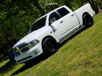 2015 Ram 1500 - 20x10 -25mm - ARKON OFF-ROAD Crown Series Triumph - Leveling Kit - 33" x 12.5"