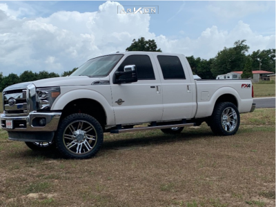 2014 Ford F-250 Super Duty - 22x10 -25mm - ARKON OFF-ROAD DaVinci - Leveling Kit - 33" x 12.5"