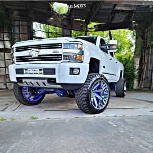 2015 Chevrolet Silverado 2500 HD - 24x14 -81mm - ARKON OFF-ROAD Lincoln - Suspension Lift 9" - 37" x 13.5"