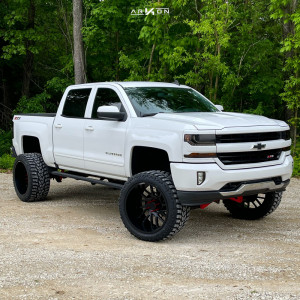 1 2017 Silverado 1500 Chevrolet Mcgaughys Suspension Lift 9in Arkon Off Road Mandela Black