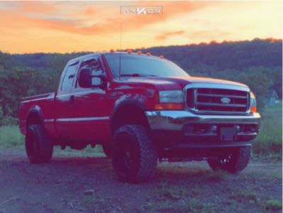 2001 Ford F-250 Super Duty - 20x12 -51mm - ARKON OFF-ROAD Alexander - Leveling Kit - 33" x 12.5"