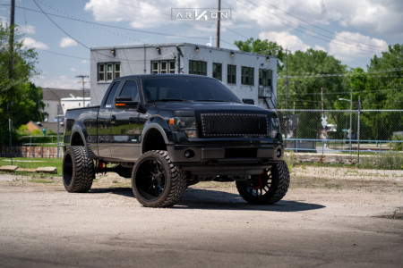 2014 Ford F-150 - 24x14 -81mm - ARKON OFF-ROAD Mandela - Suspension Lift 6" - 35" x 14.5"