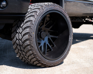 1 2014 F 150 Ford Rough Country Suspension Lift 6in Arkon Off Road Mandela Black