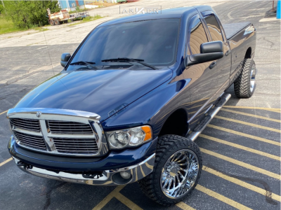 2003 Dodge Ram 2500 - 22x12 -51mm - ARKON OFF-ROAD Caesar - Suspension Lift 2.5" - 33" x 12.5"