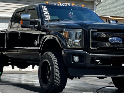 2013 Ford F-350 Super Duty - 20x12 -51mm - ARKON OFF-ROAD Caesar - Leveling Kit - 35" x 12.5"