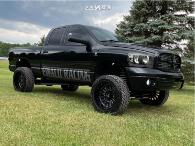 2007 Dodge Ram 2500 - 22x12 -44mm - ARKON OFF-ROAD Alexander - Suspension Lift 3" - 35" x 12.5"