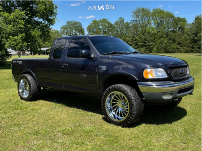 2001 Ford F-150 - 22x12 -51mm - ARKON OFF-ROAD Caesar - Leveling Kit - 35" x 13.5"