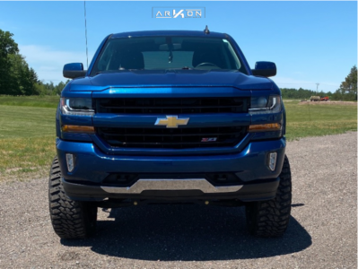 1 2017 Silverado 1500 Chevrolet Readylift Suspension Lift 9in Arkon Off Road Alexander Machined Accents
