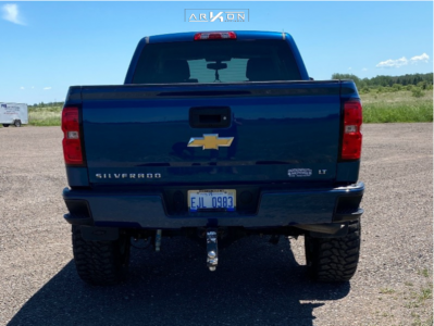 1 2017 Silverado 1500 Chevrolet Readylift Suspension Lift 9in Arkon Off Road Alexander Machined Accents