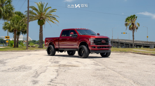 2017 Ford F-250 - 24x14 -81mm - ARKON OFF-ROAD Caesar - Leveling Kit - 35" x 13.5"