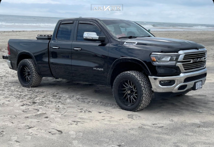 1 2020 1500 Ram 2 Inch Level Leveling Kit Arkon Off Road Mandela Machined Black