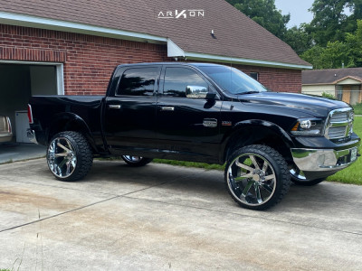 1 2014 1500 Ram Maxtrac Suspension Lift 7in Arkon Off Road Lincoln Chrome