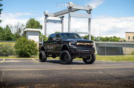 2014 Ford F-150 - 24x14 -81mm - ARKON OFF-ROAD Mandela - Suspension Lift 6" - 35" x 13.5"