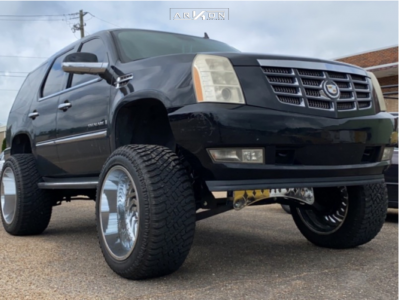 2007 Cadillac Escalade Wheel Offset Aggressive > 1