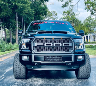 1 2015 F 150 Ford Fox Suspension Lift 6in Arkon Off Road Crown Series Victory Black