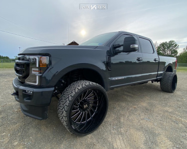 2021 Ford F-250 Super Duty - 26x14 -81mm - ARKON OFF-ROAD Caesar - Stock Suspension - 33" x 14.5"