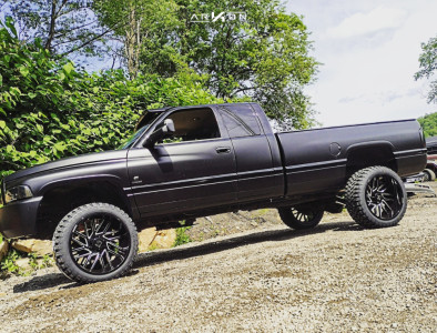2001 Dodge Ram 2500 - 24x12 -51mm - ARKON OFF-ROAD Mandela - Suspension Lift 4.5" - 35" x 12.5"