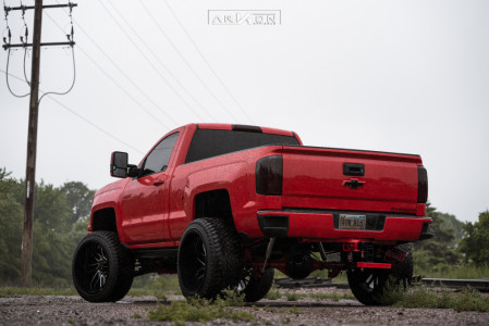 1 2015 Silverado 1500 Chevrolet Bds Suspension Lift 6in Arkon Off Road Mandela Machined Black