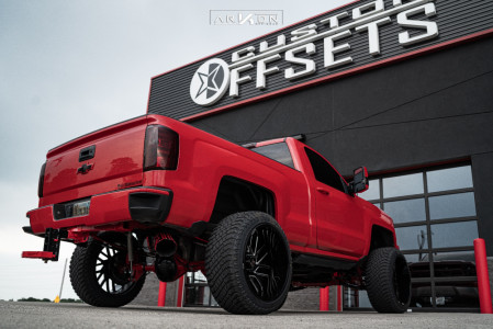1 2015 Silverado 1500 Chevrolet Bds Suspension Lift 6in Arkon Off Road Mandela Machined Black