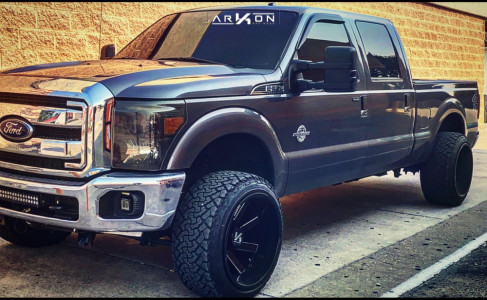 2014 Ford F-250 Super Duty - 22x14 -81mm - ARKON OFF-ROAD Lincoln - Suspension Lift 3" - 33" x 12.5"