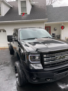 2012 GMC Sierra 2500 HD - 22x12 -51mm - ARKON OFF-ROAD Alexander - Leveling Kit - 33" x 12.5"