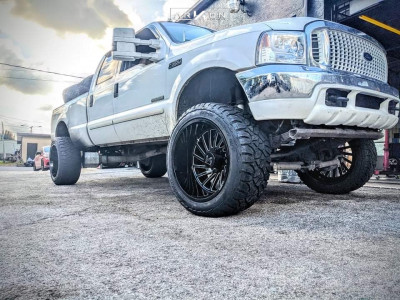 2004 Ford F-350 Super Duty - 24x14 -81mm - ARKON OFF-ROAD Caesar - Suspension Lift 6" - 37" x 13.5"