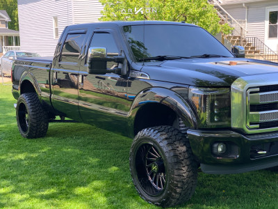 1 2013 F 250 Super Duty Ford Rough Country Suspension Lift 3in Arkon Off Road Caesar Black