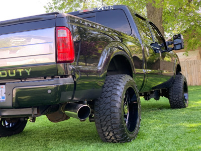 1 2013 F 250 Super Duty Ford Rough Country Suspension Lift 3in Arkon Off Road Caesar Black