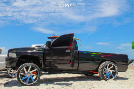 1995 Dodge Ram 1500 Wheel Offset Hella Stance >5