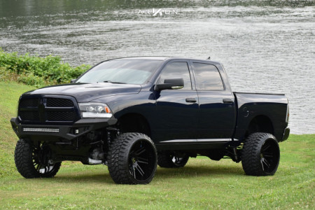 2018 Ram 1500 - 24x14 -81mm - ARKON OFF-ROAD DaVinci - Suspension Lift 6" - 33" x 14.5"