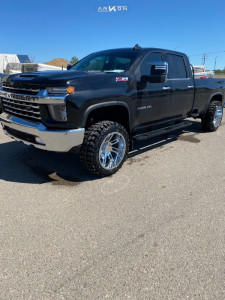2020 Chevrolet Silverado 3500 HD - 22x12 -51mm - ARKON OFF-ROAD DaVinci - Leveling Kit - 35" x 12.5"