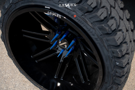 1 2014 Silverado 1500 Chevrolet Cognito Suspension Lift 12in Arkon Off Road Davinci Black