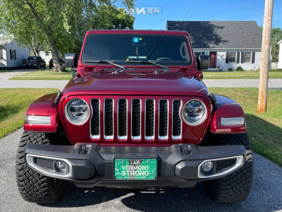 1 2021 Wrangler Jeep Sahara 4xe Stock Air Suspension Arkon Off Road Crown Series Triumph Black