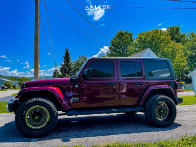 1 2021 Wrangler Jeep Sahara 4xe Stock Air Suspension Arkon Off Road Crown Series Triumph Black
